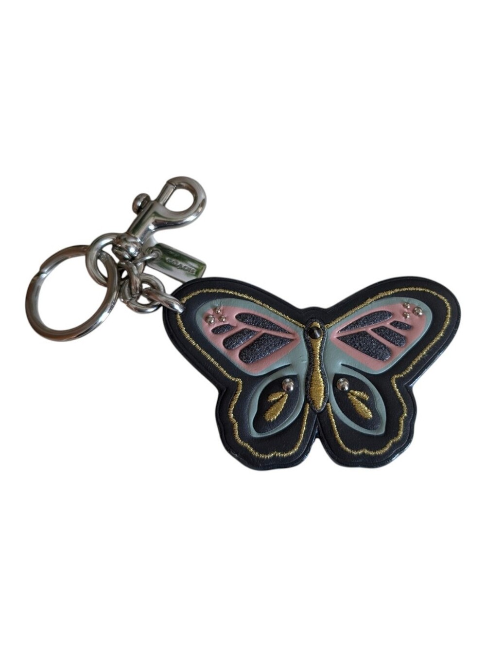 Coach Leather Butterfly Bag Charm/Keychain - EUC! - Picture 1 of 9